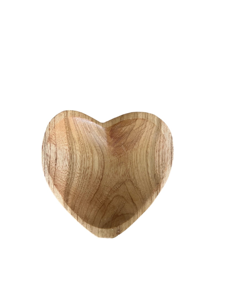 Geschenkset Rose Rasp, hartvormig hartschaaltje en amberblokje