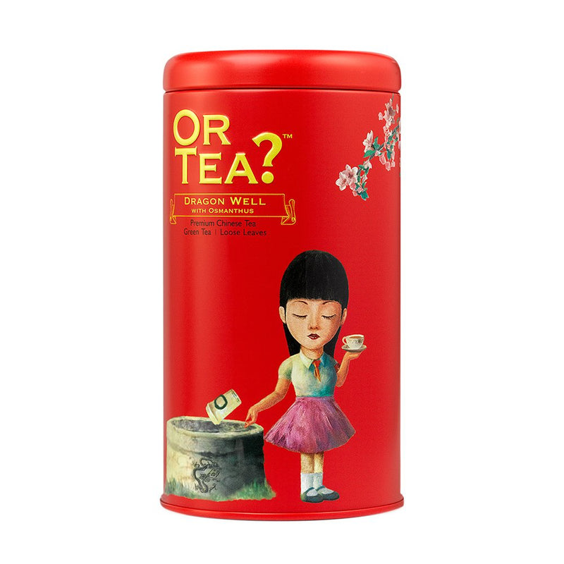 Or tea? Dragon Well with Osmanthus - Floral Green Tea (90g)