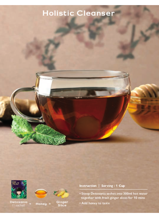 Or tea? Detoxania | Biologische Groene thee met kruiden en fruit | 90g losse thee