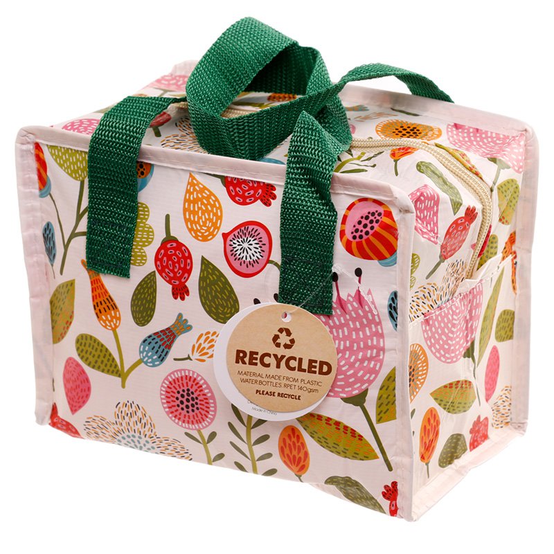 Autumn Falls Zip Up Recycled Plastic Reusable Lunch Bag