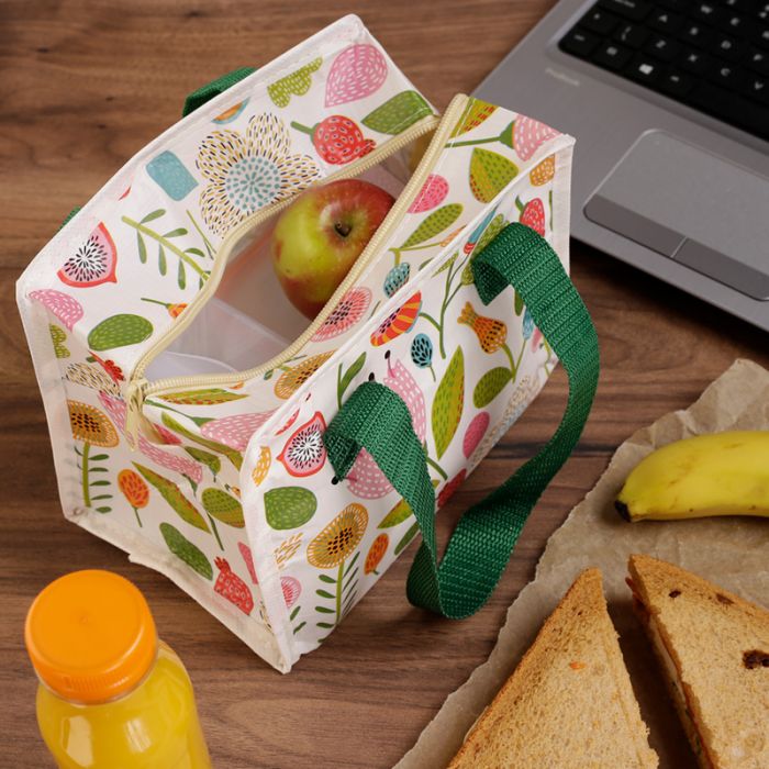 Autumn Falls Zip Up Recycled Plastic Reusable Lunch Bag