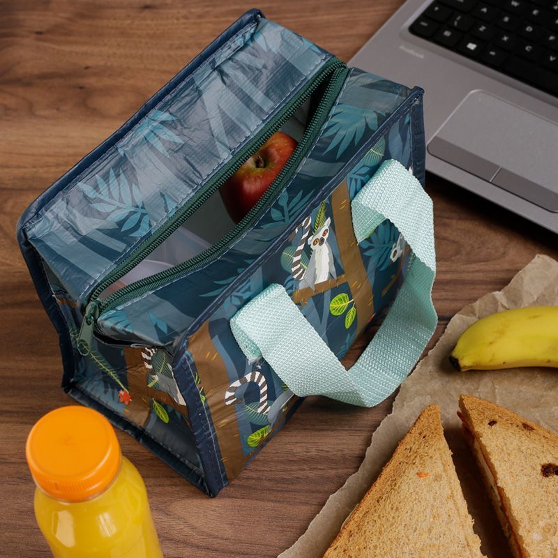 Spirit of the Night Lemur Plastic Bottles Reusable Lunch Bag 16cm x 20cm x 12cm